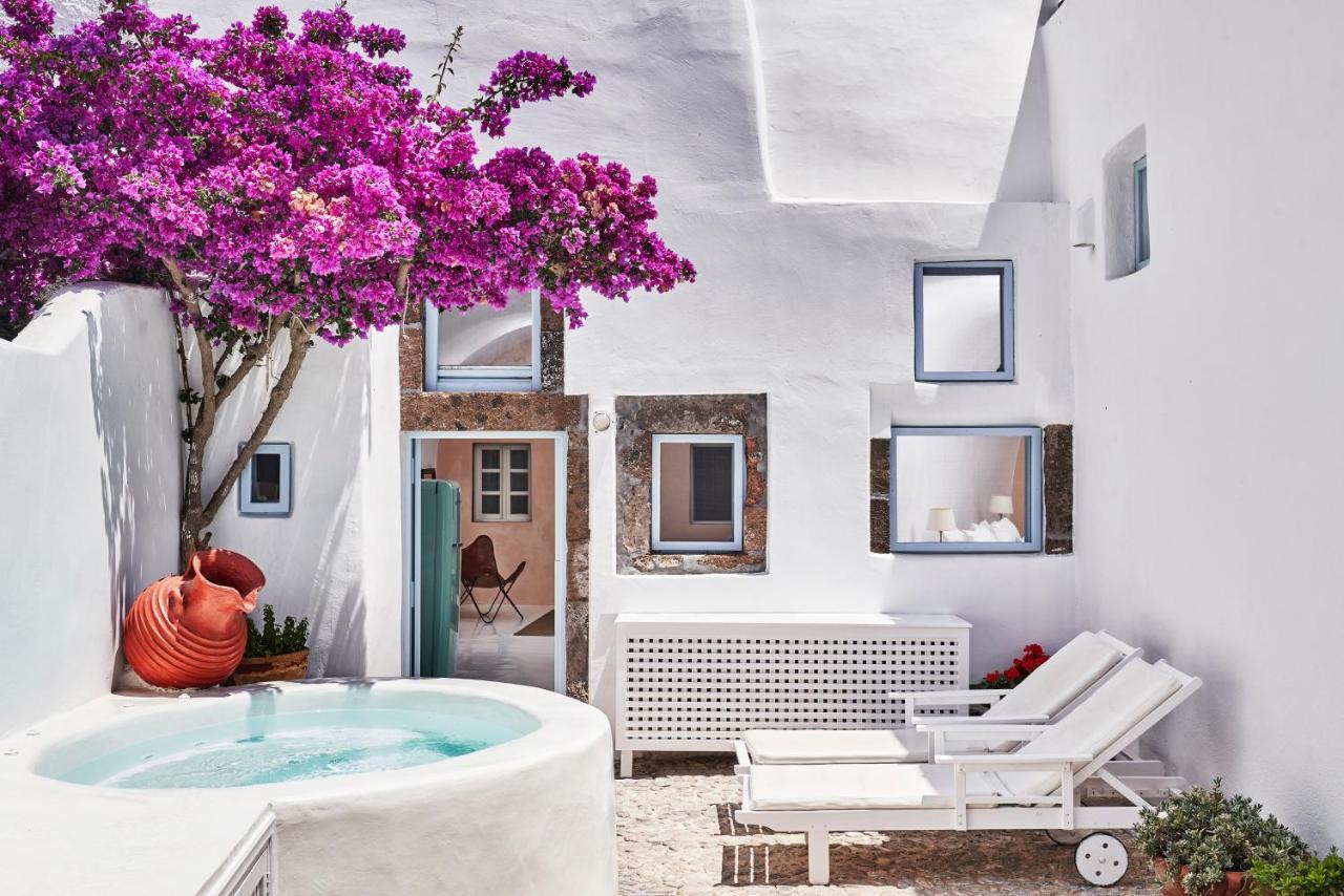 2 Bedroom Charming Villa With Outdoors Jacuzzi Megalochori  Exteriér fotografie